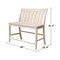 International Concepts Ava Tall Bench, 24" Seat Height, Unfinished BE-132 - alternate 2